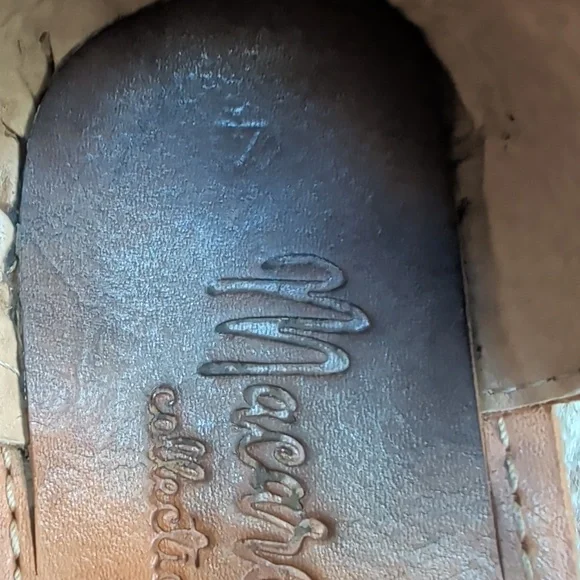 Macarena Collection Huarache Brown Woven Leather Huarache Flats Sandals - Picture 8 of 8